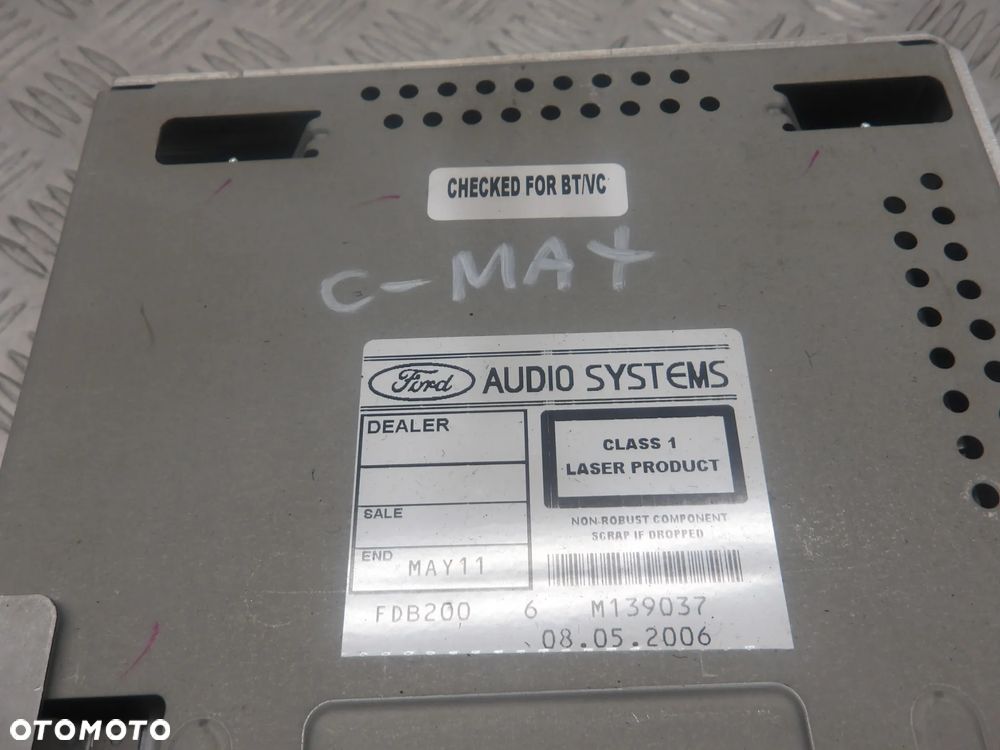 FORD C-MAX 03-07 2.0B RADIO 6S61-18C815-AG - 2