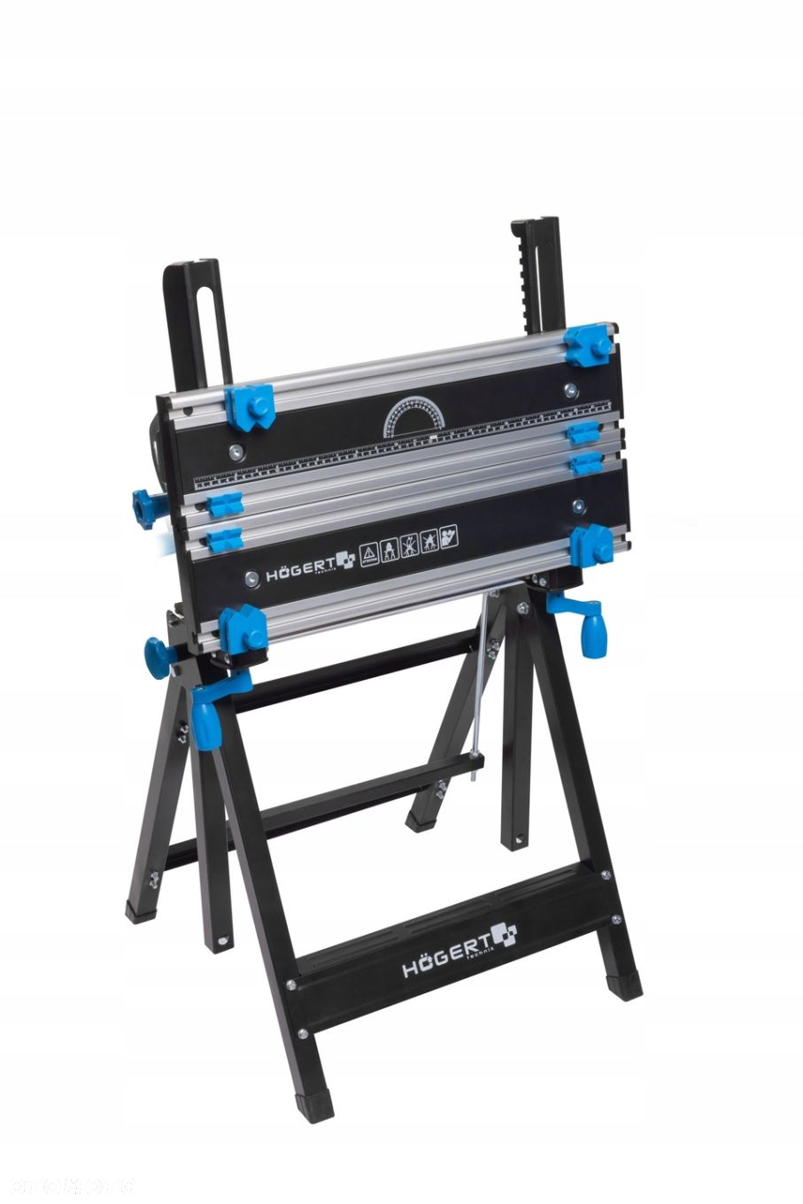 HOGERT STÓŁ WARSZTATOWY SKLADANY 600 x 570 x 770-1070 mm HT7G542 - 6