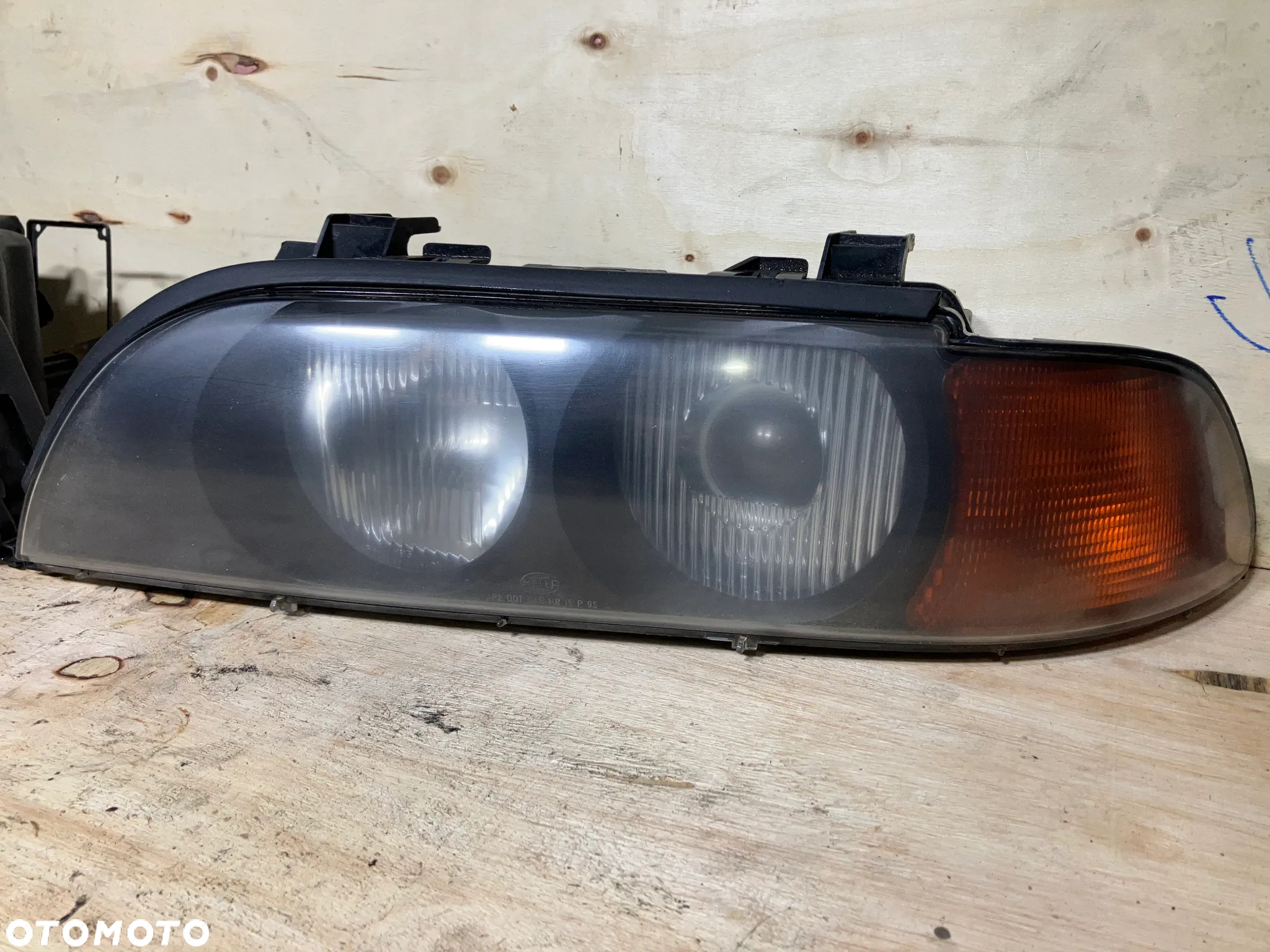 LAMPY PRZÓD BMW E39 PRZED LIFT XENON SOCZEWKA POMARAŃCZOWY KIERUNEK - 3