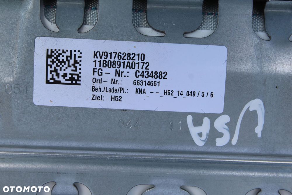 PODUSZKA KOLANOWA KOLAN PASAZERA PRAWA BMW F01 F02 917628210 - 3