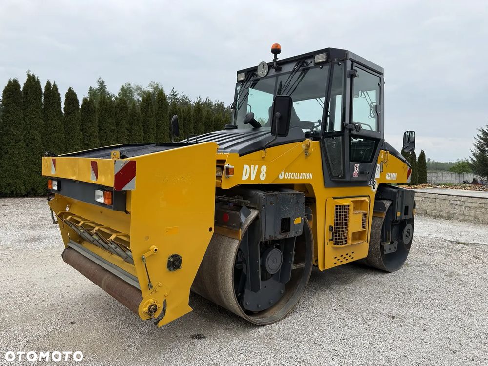Hamm DV 8 SUPER 08V WALEC DROGOWY STALOWY / WIBRACJA OSCYLACJA / ROZSIEWACZ / ORYGINAŁ / PIĘKNY / SIEWNIK / ZRASZACZE / BOMAG DV HD 90 - 11
