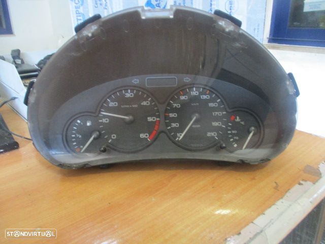 Quadrante 9648836380 PEUGEOT 206 2003 1,9D KM/H DIGITAL PEUGEOT 206 VAN 2005 1.9D 70CV 3P BRANCO KM/H  DIGITAL - 4