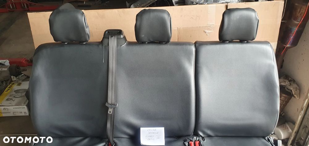Pokrowce z EKO skóry komplet pokrowiec Renault Trafic III Vivaro B 14- - 3