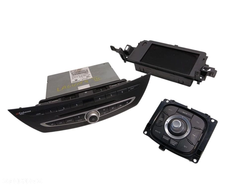 radio cd panel wyświetlacz laguna iii 281150017r 280340005r 253b00001r - 2