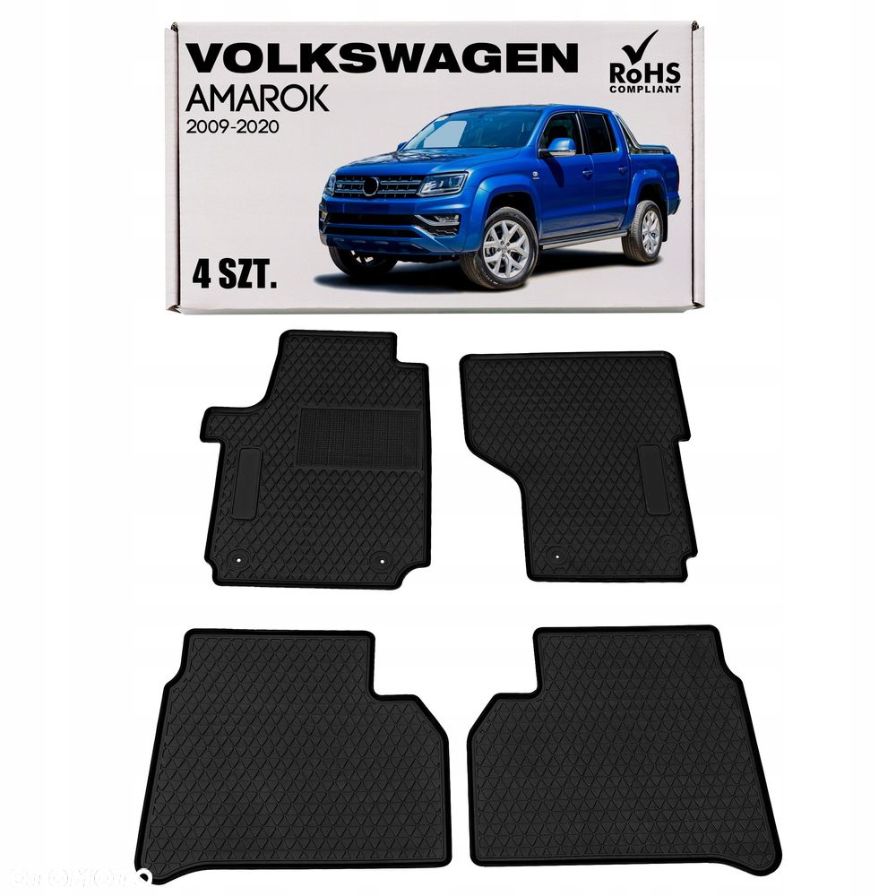 dywaniki samochodowe volkswagen amarok 2009-2020 - 1