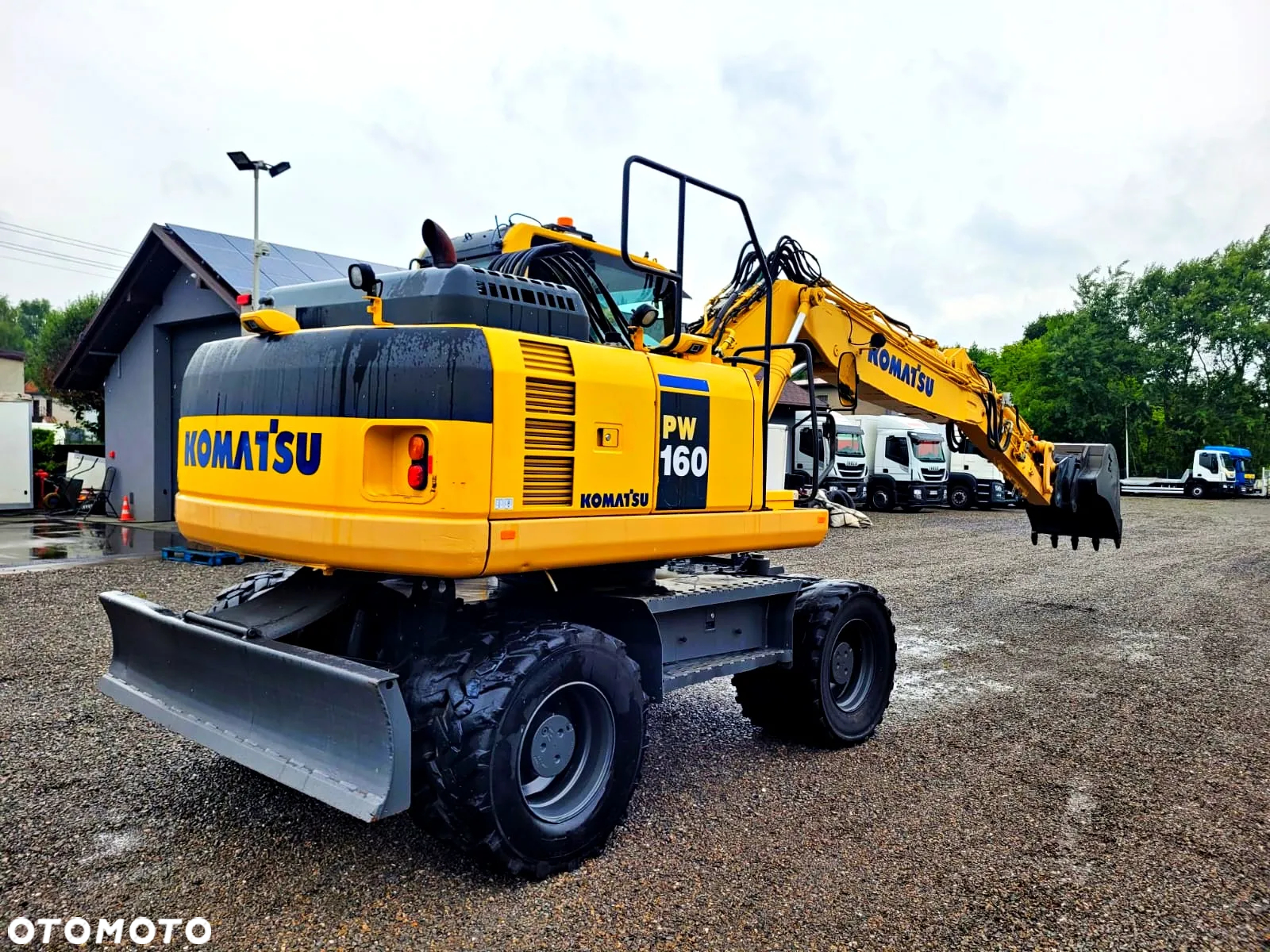 Komatsu PW 160 - 8 Wysięgnik dwuczęściowy, 3 ramiona - 6