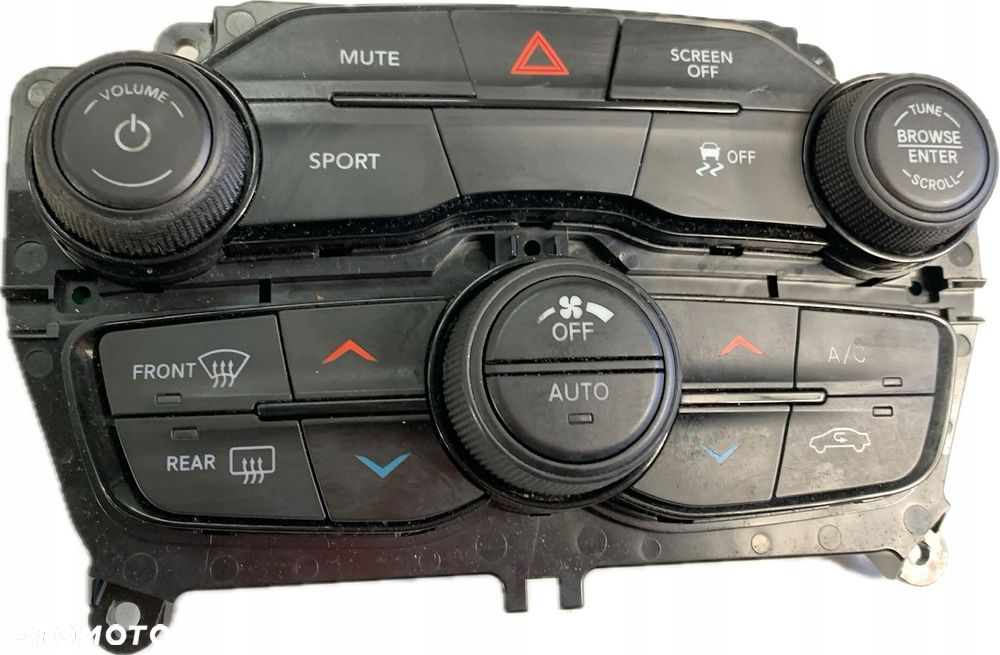 U2 DODGE CHALLENGER 15- PANEL KLIMATYZACJI NAWIEWU RADIA 68293606AE - 2