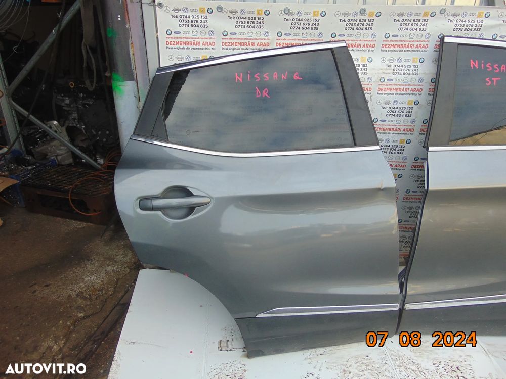 Usa Nissan Qashqai j11 an 2013-2021 usi fata spate stanga dreapta - 12