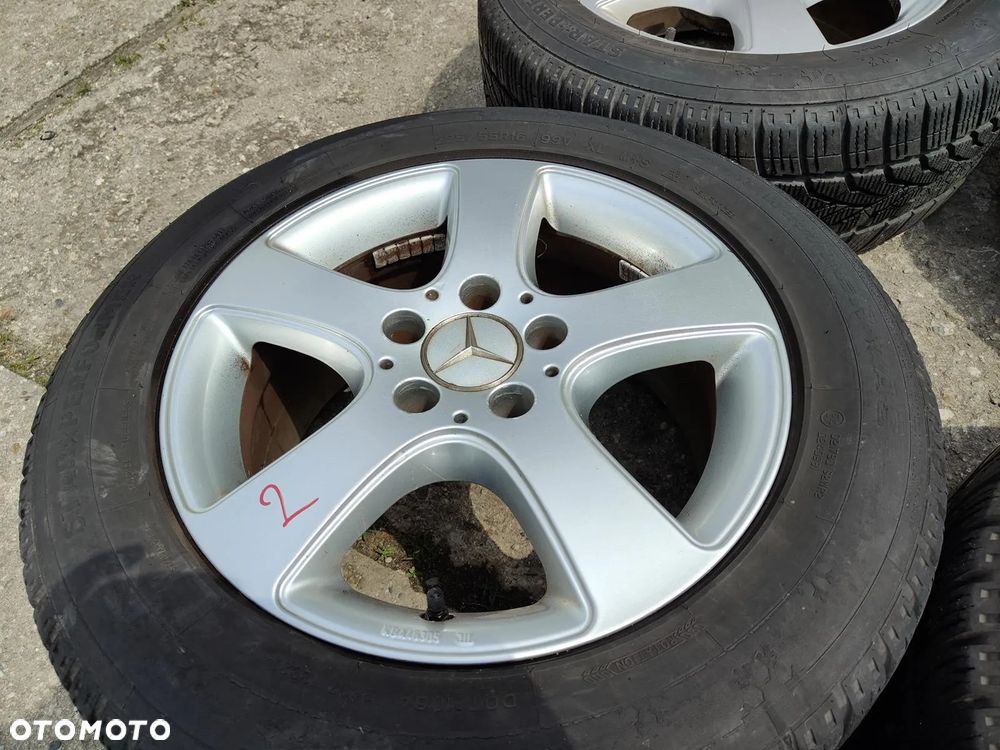 MERCEDES W211 VITO FELGI Aluminiowe Koła ZIMA 5X112 +opony zimowe 6-7mm - 9