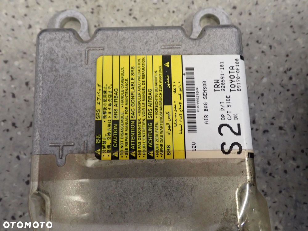 TOYOTA VERSO 09-13 PODUSZKI POWIETRZNE DESKA ROZDZIELCZA SRSY ZESTAW - 9
