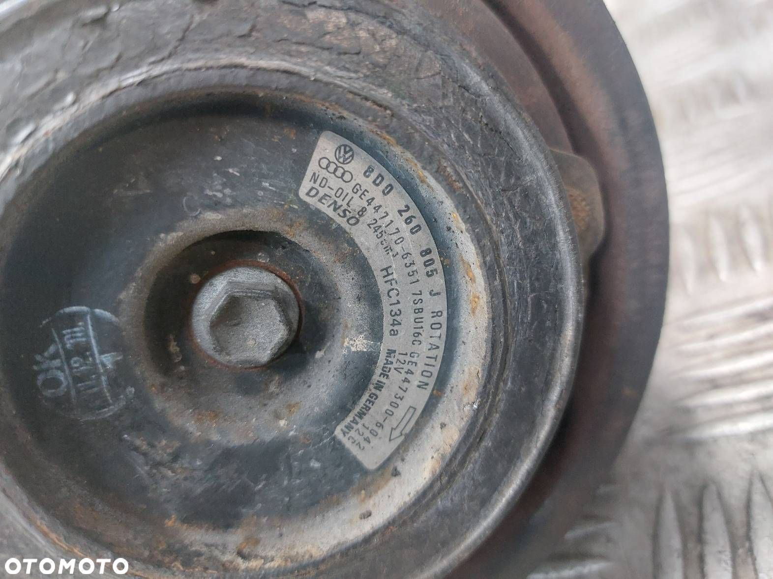 SPRĘŻARKA KOMPRESOR KLIMATYZACJI VW PASSAT B5 FL 1.9 TDI 8D0260808 - 5