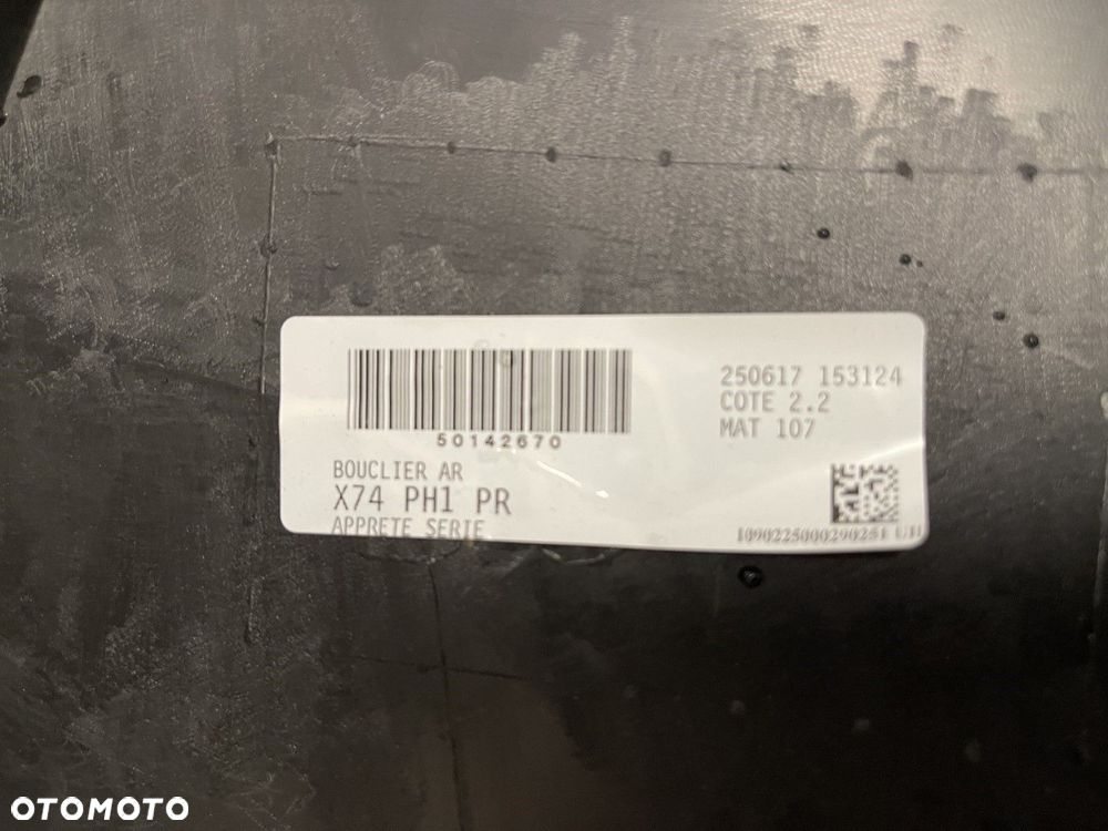 NOWY ORYGINALNY ZDERZAK SPOILER TYLNY CITROEN DS7 CROSSBACK X74 17-22 9820508777 4xPDC - 8