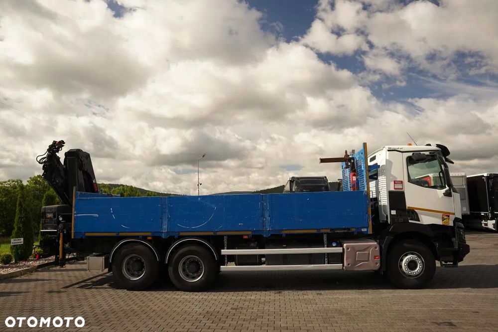 Renault C 380 / 6x4 / SKRZYNIOWY 6,8 m / + HDS HIAB X- HIPRO 192 ES- 4 WYSÓW: 12,4 M / ROTATOR / WIDŁY DO PALET / EURO 6 - 12