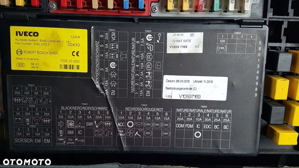 PAKIET STARTOWY KOMPUTER SILNIKA STEROWNIK IVECO STRALIS E5 500 KM CURSOR13 - 3