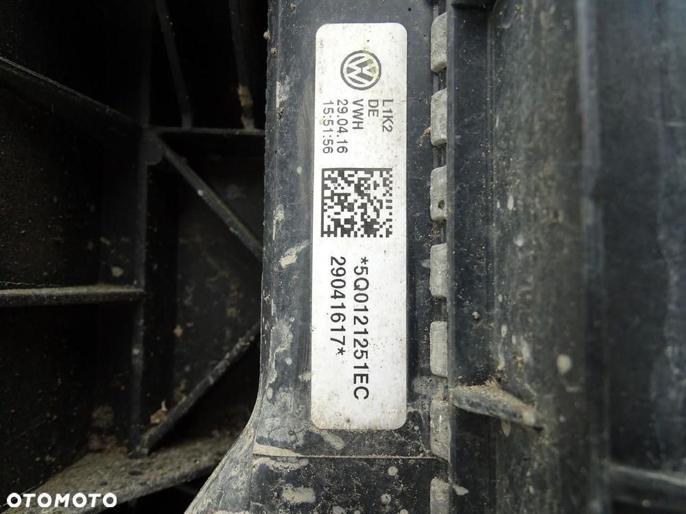PAS PRZEDNI KOMPLETNY CHŁODNICE BELKA CLH CXX SEAT LEON III 1.6 TDI 12-16r - 10