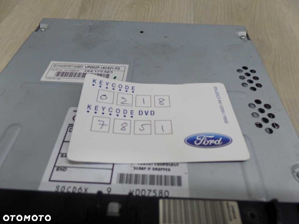 FORD MONDEO MK4 RADIO CD MP3 ZMIENIARKA CD3XX-CD6 8S7T-18C939-MD - 6