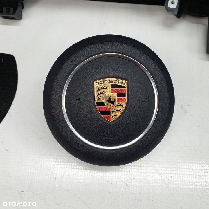 PORSCHE PANAMERA 971 DESKA ROZDZIELCZA KONSOLA KOKPIT PULPIT PODUSZKI AIRBAG AIR BAG PASY KIT SET - 7