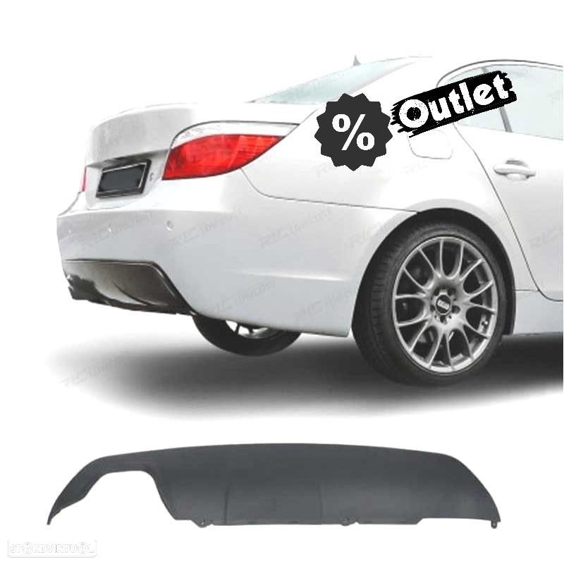 R147556C3 DIFUSOR BMW E60 03-10 SAIDA DUPLA ESQ LOOK M TECH - 1