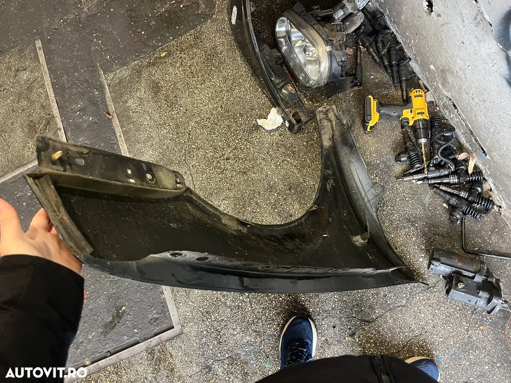 Aripa stanga/Aripa dreapta fata VW Volkswagen Golf 4 negru - 7