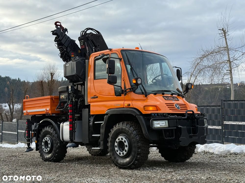 Mercedes-Benz * Mercedes Unimog U 400 * HDS HIAB 166 * Specjalny * Energetyka * Kosz do HDS * Stan Idealny - 24