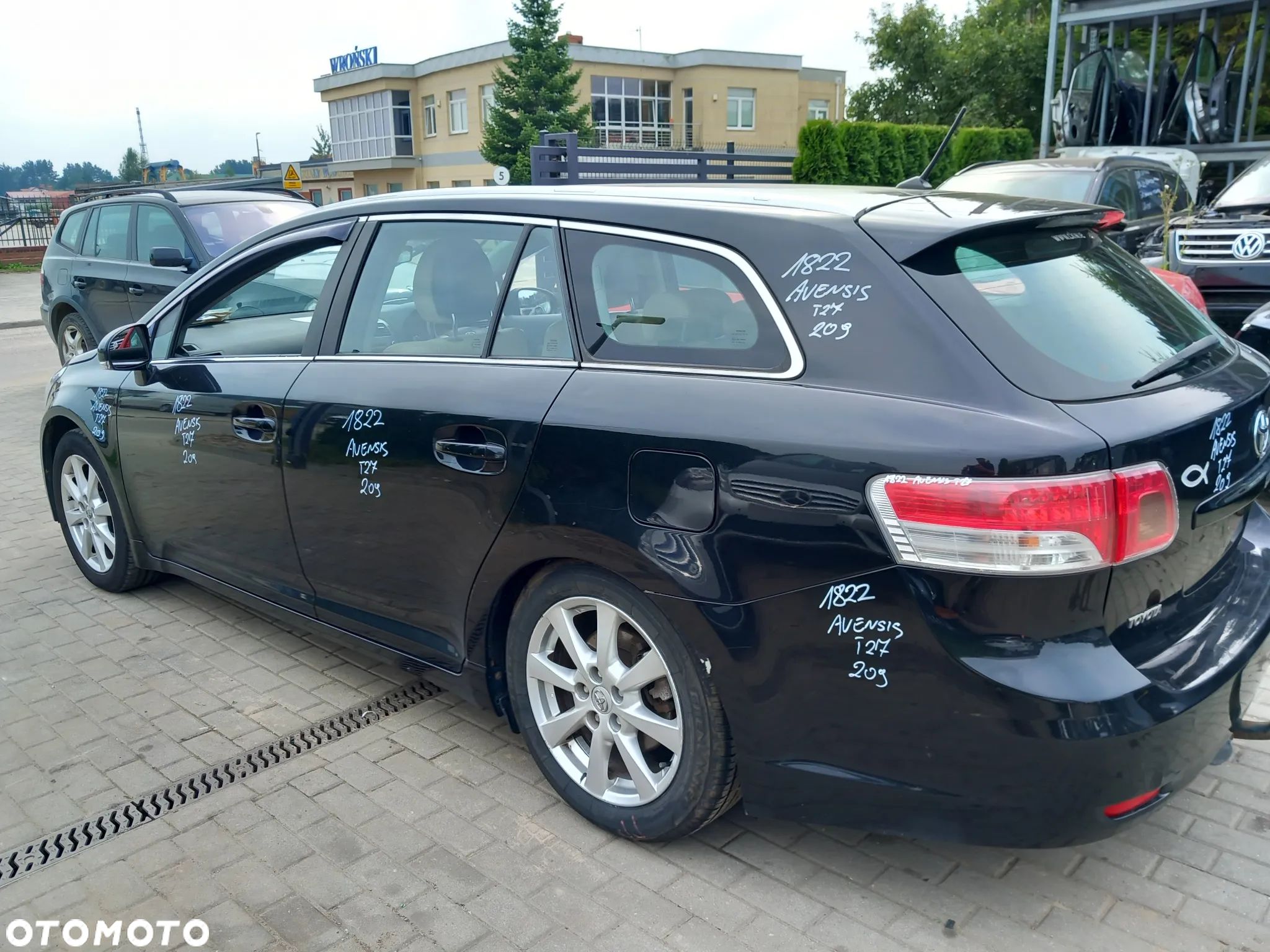 TOYOTA AVENSIS T27 BŁOTNIK LEWY TYLNY LEWY TYŁ ĆWIARA ĆWIARTKA KOLOR: 209 - 1