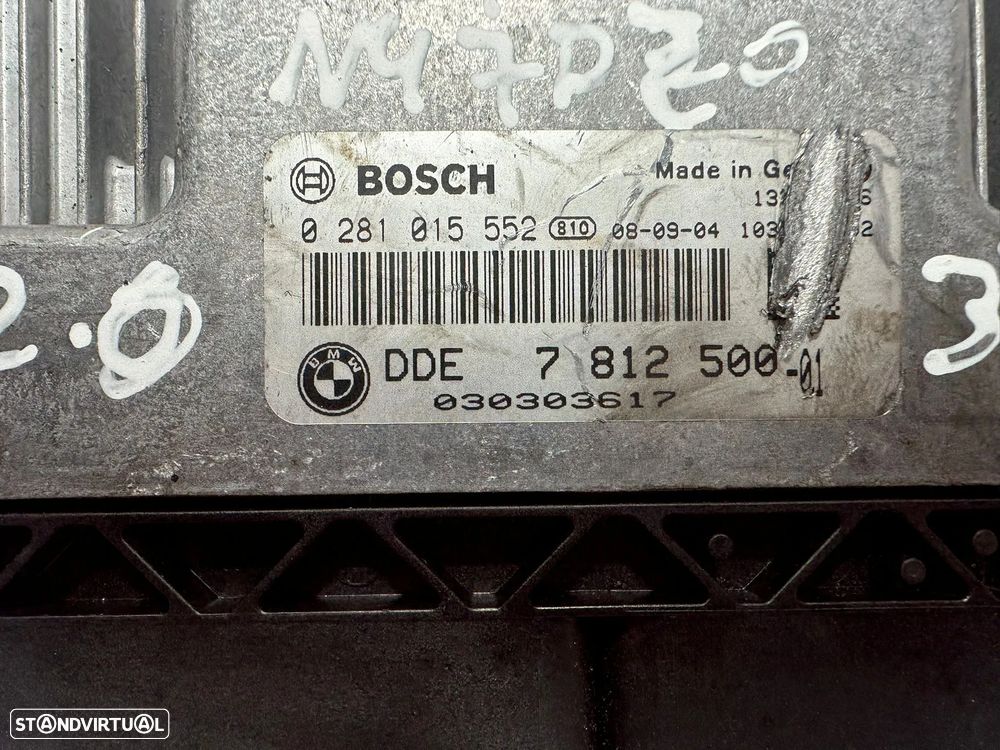 .Centralina Motor Original Bosch BMW 2.0D 16v N47D20 N47 N47D20A N47D20C 7812500 0281015552 2007 - 2010 - 7