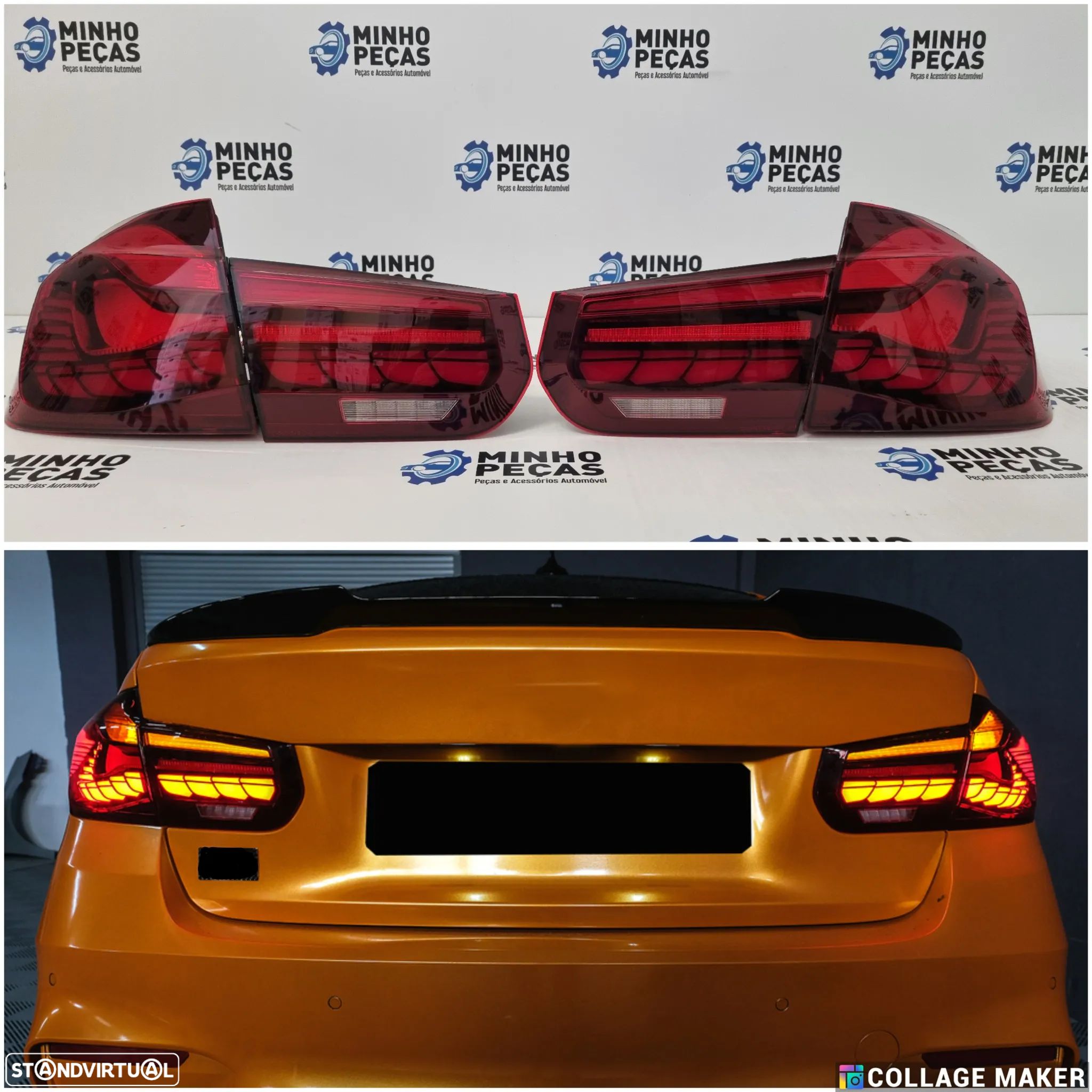 Farolins Traseiros BMW Série 3 (F30/F35/F80) Look M4 - 1