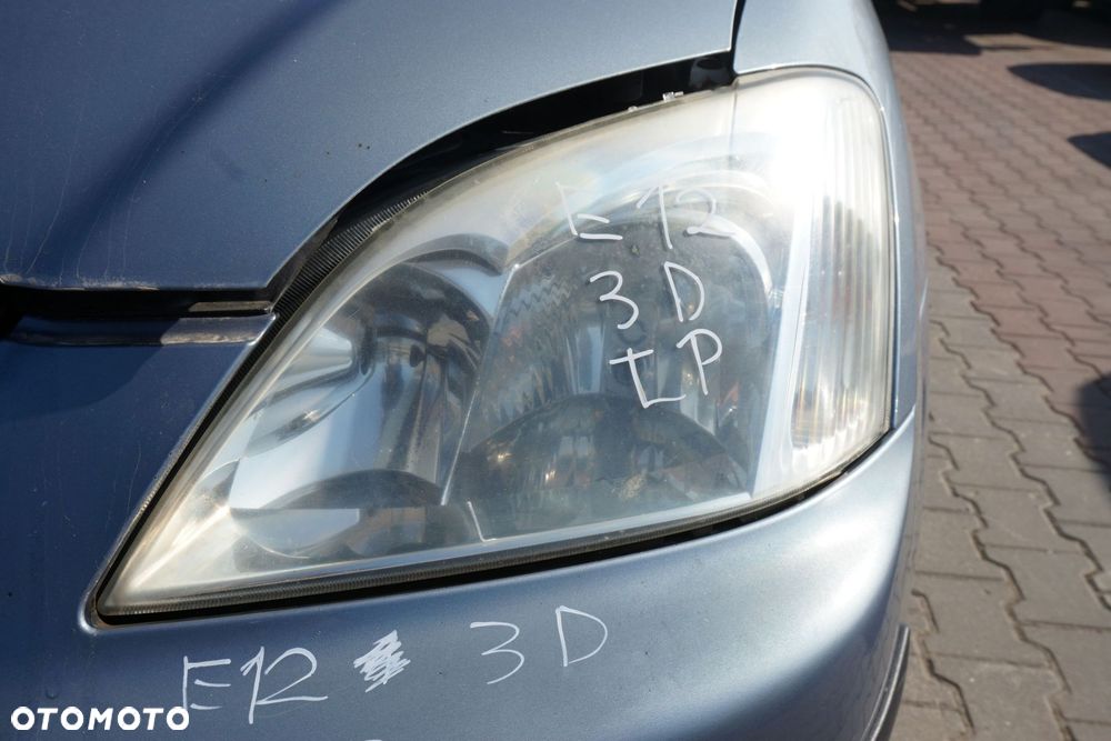MASKA ZDERZAK BŁOTNIKI LAMPY COROLLA E12 8Q3  TOYOTA 2001-2004 SREBRNY PRZÓD KOMPLETNY - 21