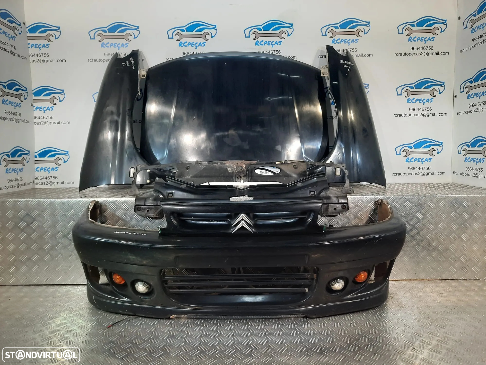 FRENTE COMPLETA CITROEN BERLINGO I 1 MK1 CAPOT PARACHOQUES GUARDA-LAMAS OTICAS RADIADOR VENTILADOR FRENTE FIBRA REFORÇO - 5