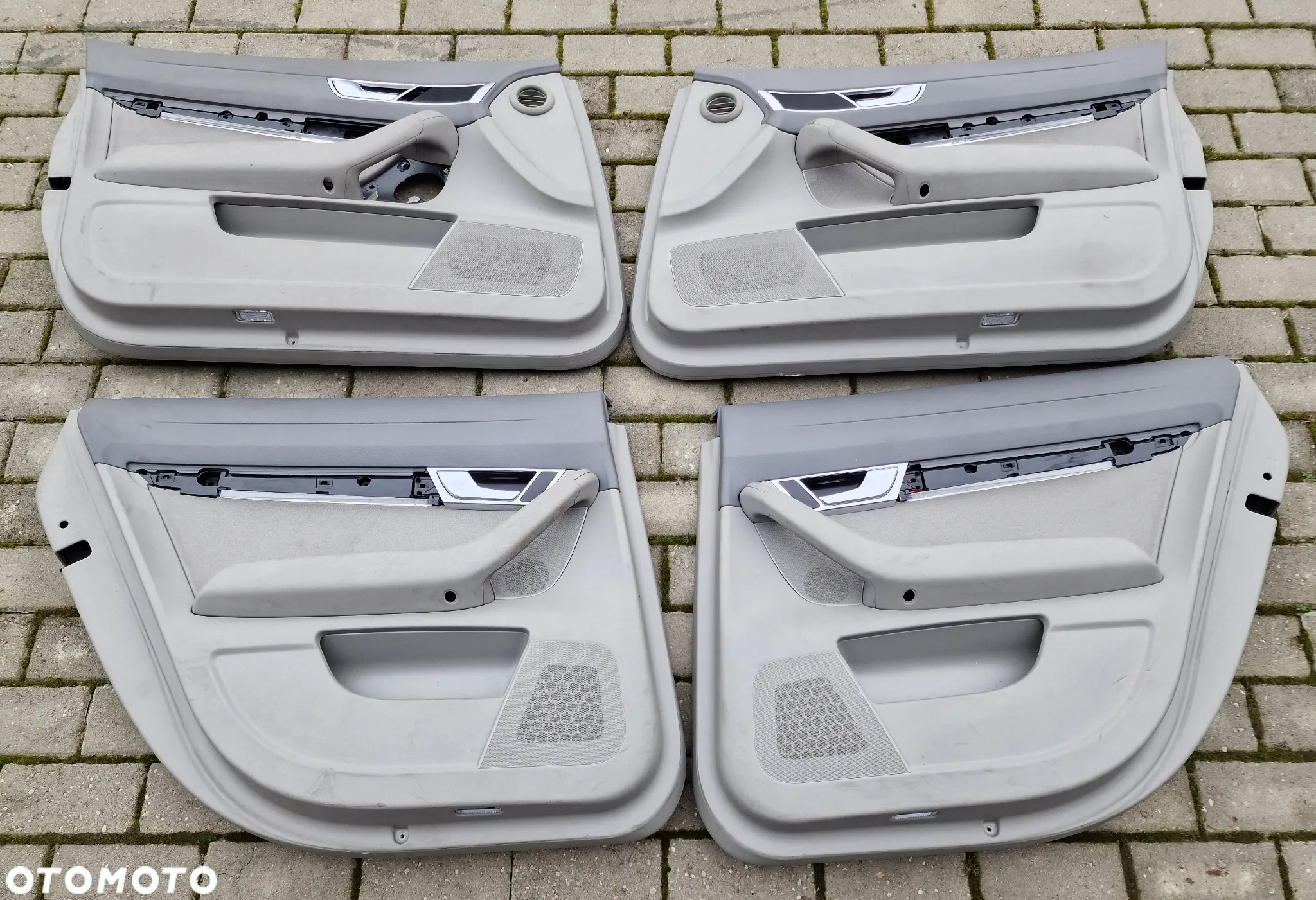 BOCZKI DRZWI KOMPLET PODŚWIETLANE AUDI A6 C6 KOMBI LIFT - 2