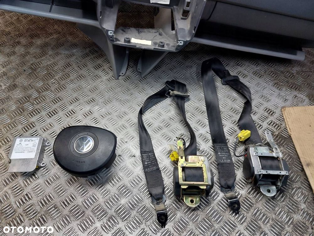 ZESTAW AIRBAG KOKPIT DESKA PASY PODUSZKI MODUŁ POLO IV 5D 6Q4857705J - 7