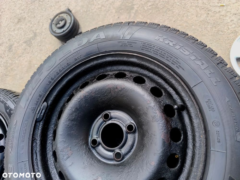 4x100 Felgi Stalowe Stal 15 Koła Zimowe Zima RENAULT MEGANE II 2 SCENIC I Grand LAGUNA I SAFRANE DACIA DOKKER STEPWAY 8mm Legnica ALU-RAD 195//65 21r. - 6