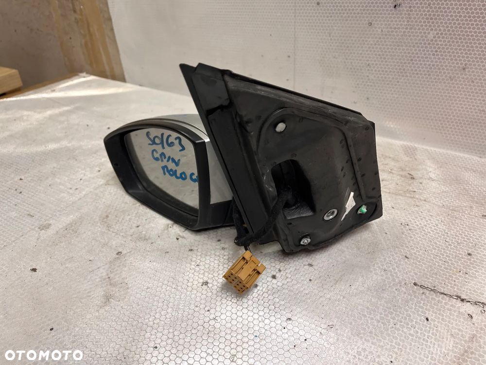 LUSTERKO PRZOD PRZEDNIE ELEKTRYCZNE LEWE VW POLO 6R LA7W SREBRNY 6PIN - 3