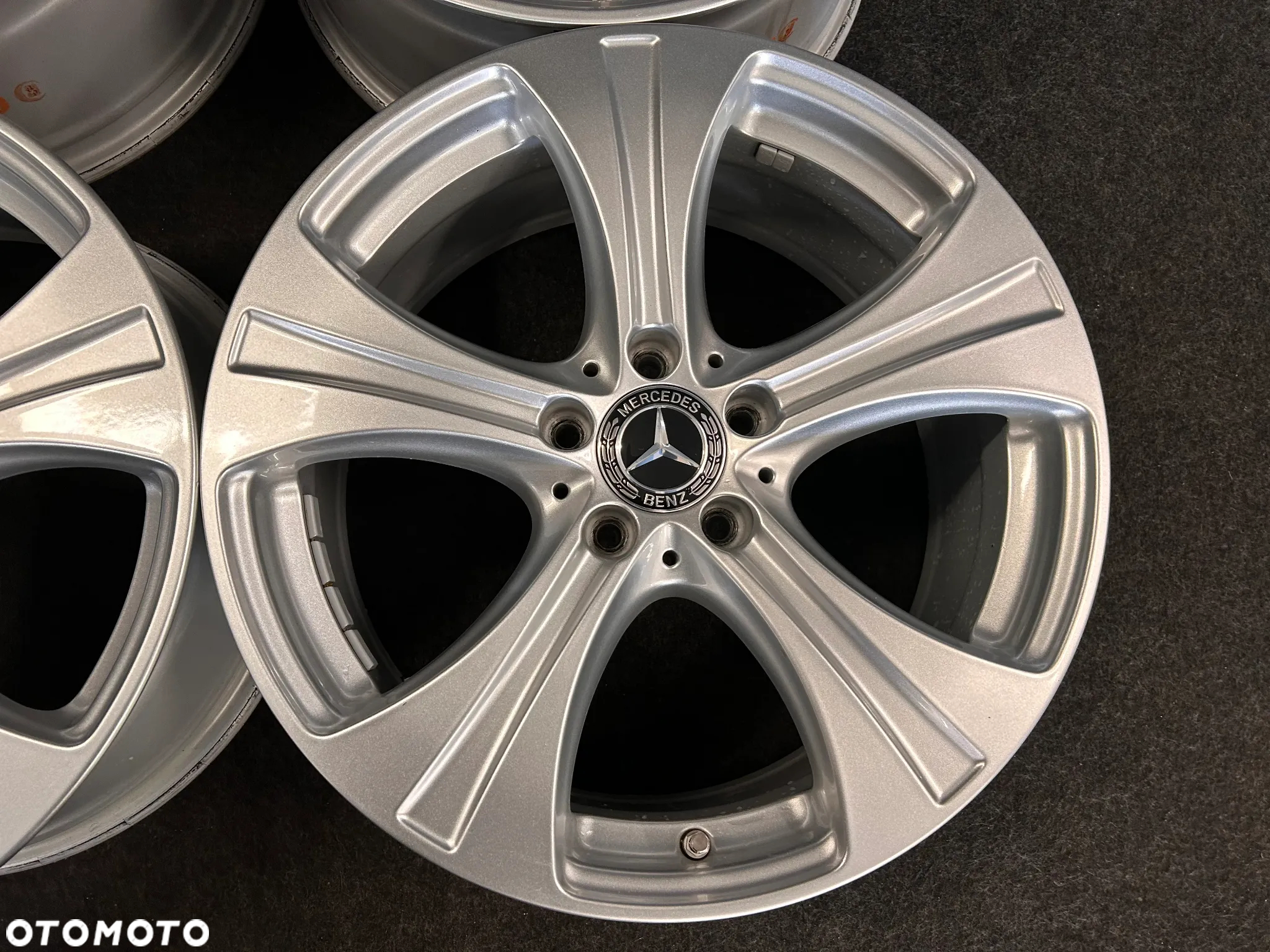 Alufelgi Mercedes GLC X253, GLA, C-Klasa W205, E-Klasa W213, W212 18 cali 5x112 4szt. Ładne z czujnikami! - 11