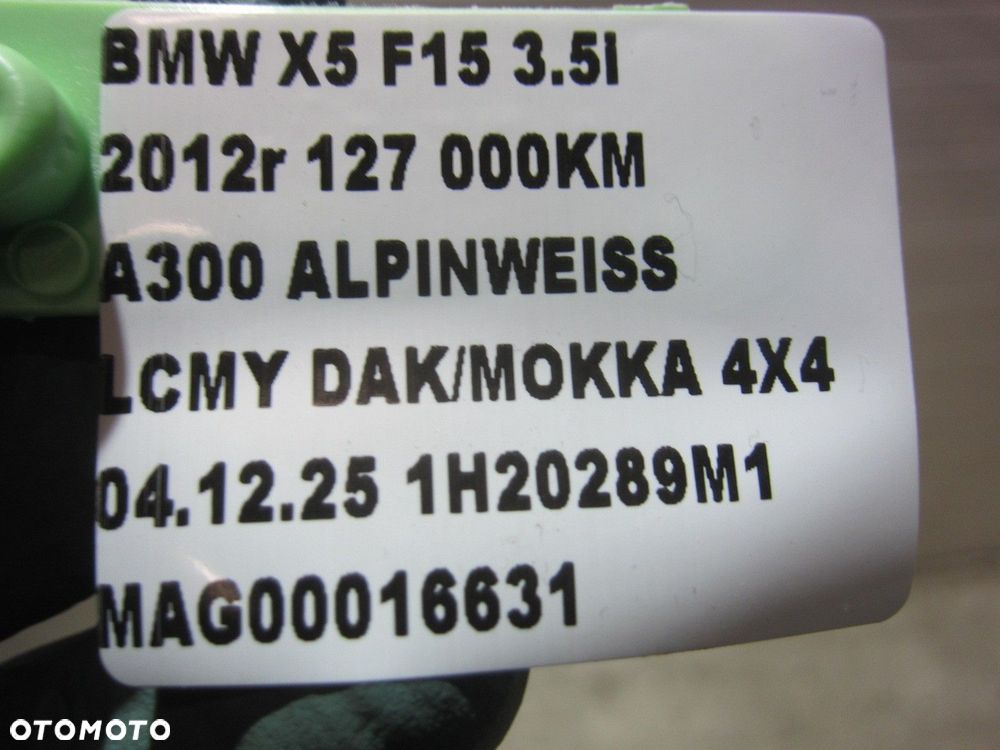 BMW X5 F15 WIĄZKA PDC TYLNA CZUJNIKI PARKOWANIA TYŁ ALPINWEISS A300 9306090 - 16