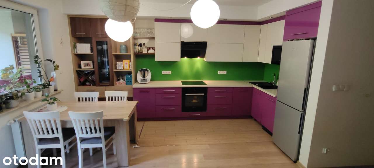 Komfortowe, 3 pokojowe, 59,5m2, parter, duży balkon, umeblowane