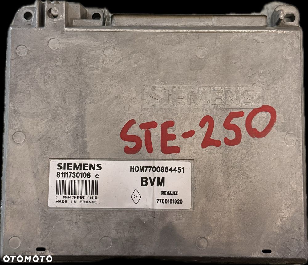 Sterownik komputer silnika Renault  7700101920 - 1