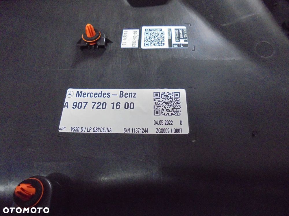 TAPICERKA MERCEDES SPRINTER 907 910 BOCZEK DRZWI LEWY PRZÓD A9077201600 - 2
