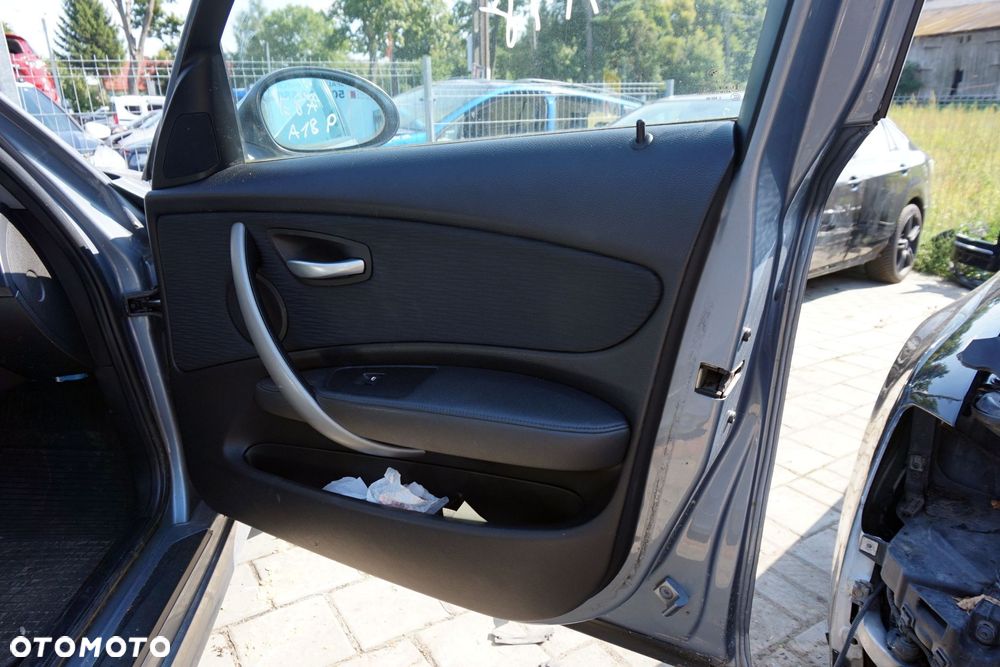 DRZWI PRZEDNIE PRAWE 1 E87 LIFT 5D HB A18  QUARZBLAU BMW 2007-2011 - 9