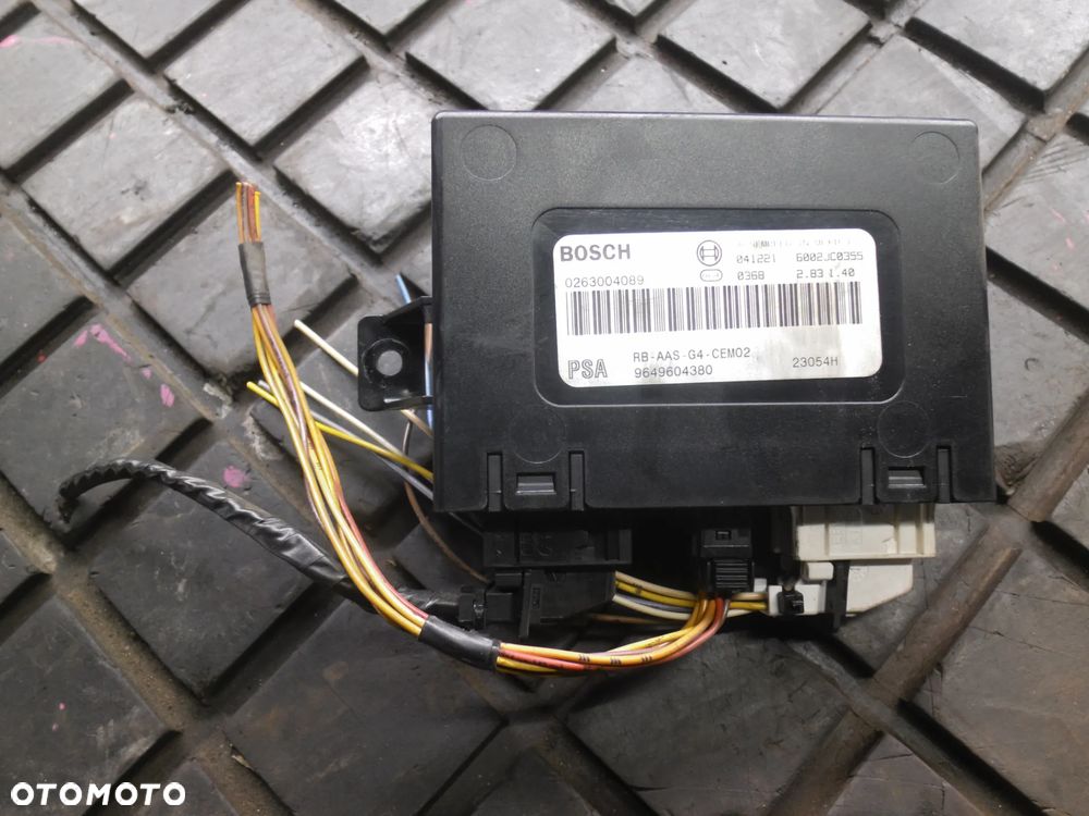 PEUGEOT 407 607 CITROEN C5 C6 MODUŁ STEROWNIK PARKOWANIA PDC 9649604380 0263004089 POSIADAM 2 SZT - 1