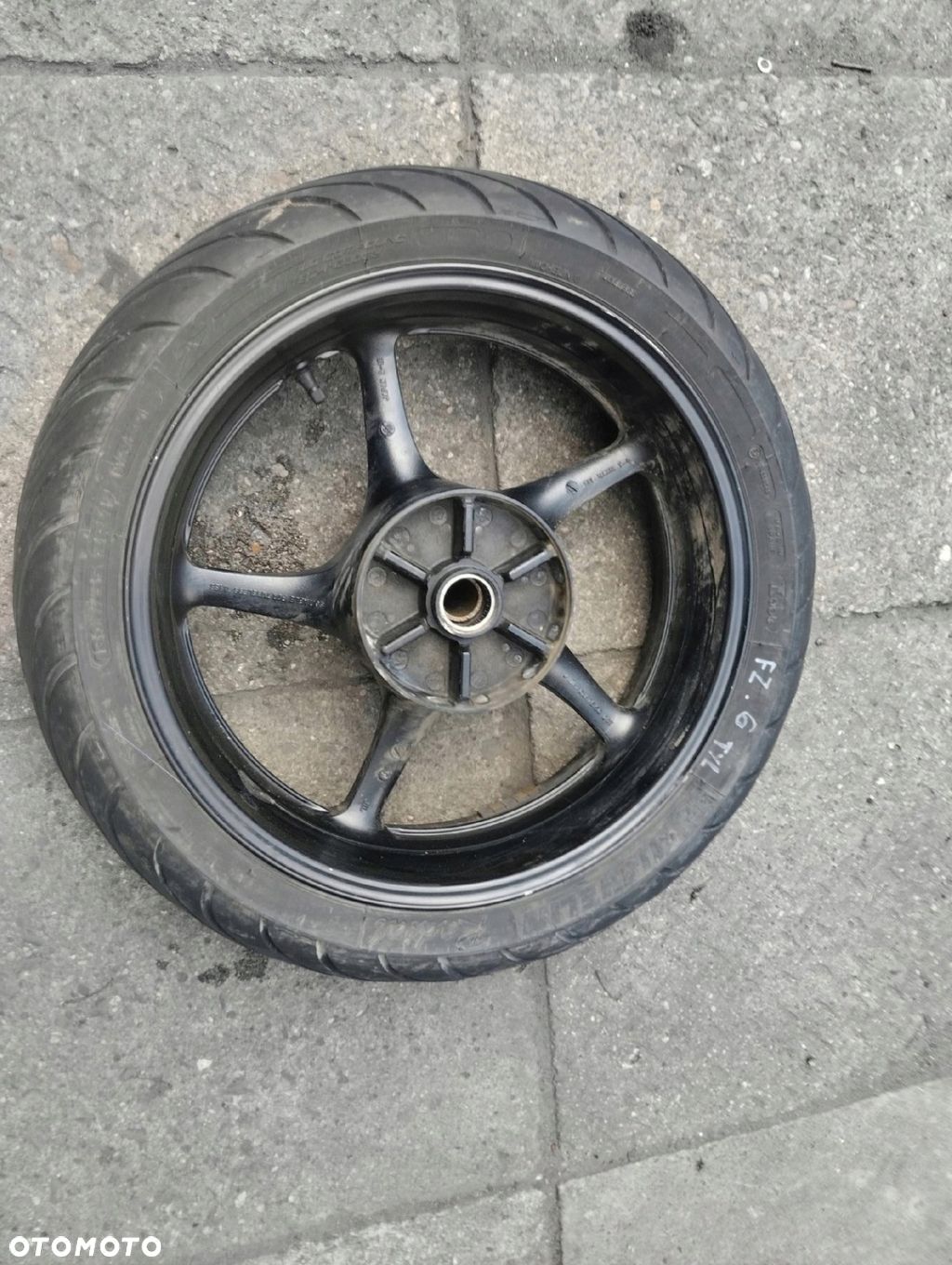 YAMAHA FZ6 FAZER 600 04-09 KOŁO OPONA FELGA TYŁ 180/55/17 - 1
