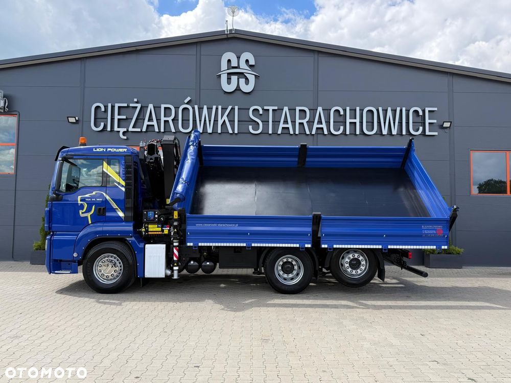 MAN TGM TGS TGX 26.360 // E5 // Klimatyzacja/ 6x2 6x4 // WYWROTKA 3-S // HMF 1420 K2 // kipper, krane, crane, żuraw, dźwig, wywrot - 8