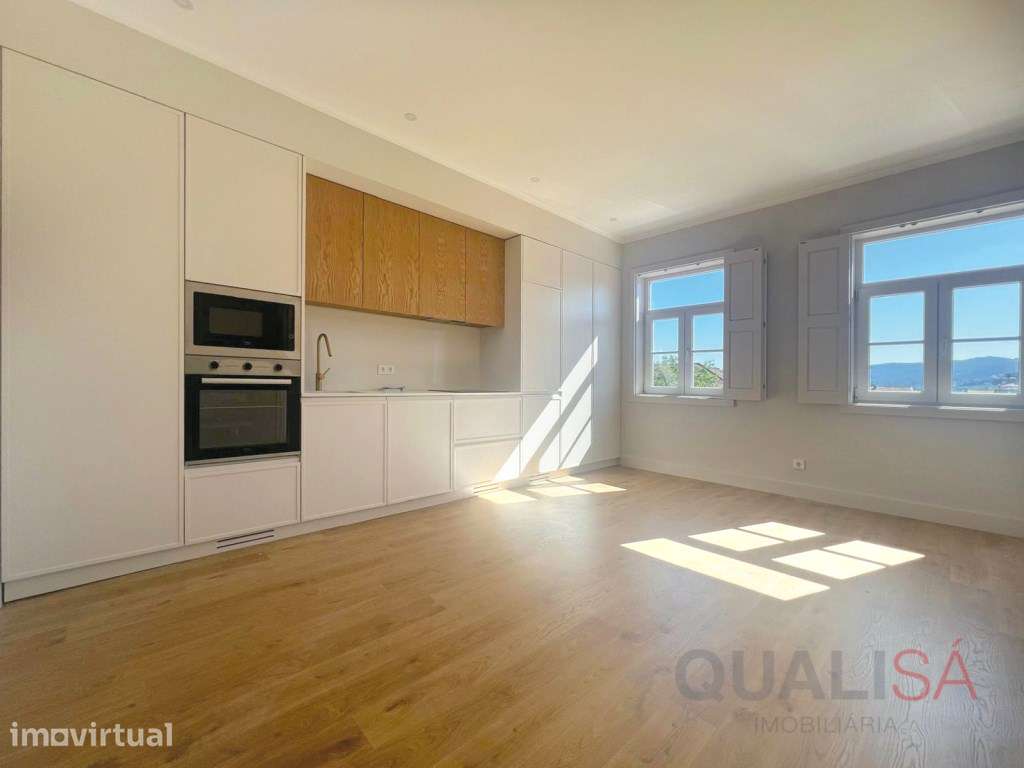 Apartamento T1 novo equipado em S. Vítor em Braga - para arrendamento - Grande imagem: 2/16