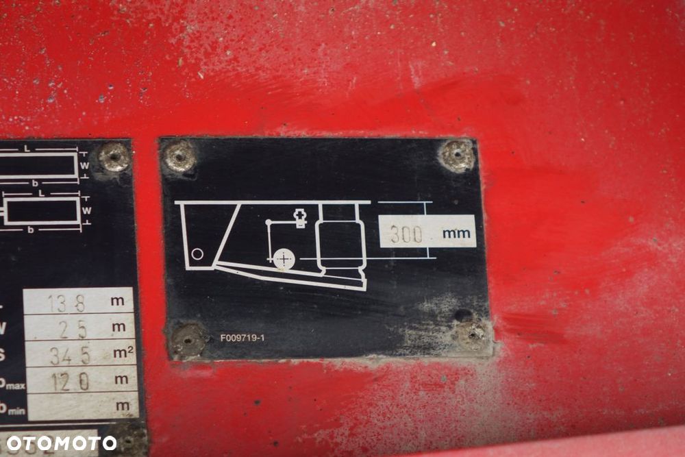 Fruehauf PLATFORMA / STANDARD / OSIE SAF / PODŁOGA WZMACNIANA - SZYNA-DESKA - 27