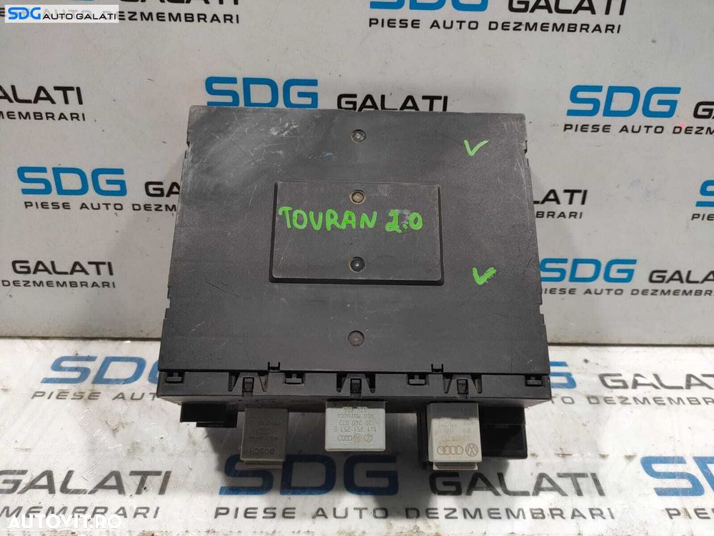 Unitate Modul Calculator Confort Comfort Panou Tablou Sigurante Volkswagen Golf 5 2004 - 2008 Cod 1K0937049L [L5002] - 3