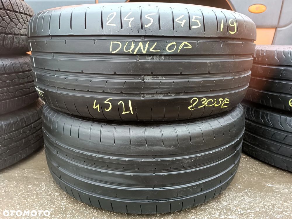 245/45R19 102Y Opony Letnie Lato DUNLOP SPORT MAXX RT2 4,5mm 21r. Legnica ALU-RAD 245/45 - 1