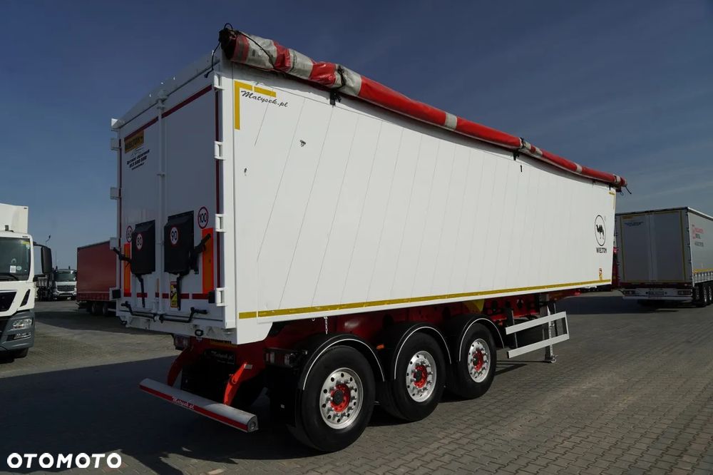 Wielton WYWROTKA 55 M3 / ALUMINIOWA / OŚ PODNOSZONA / OSIE SAF / ALUFELGI - 8