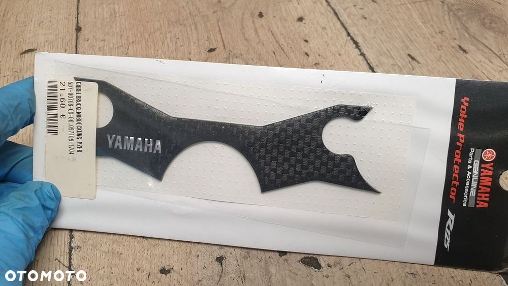 Oryginalna osłona naklejka na półkę Yamaha YZF-R125 Carbon  5D7-W0708-00 - 4