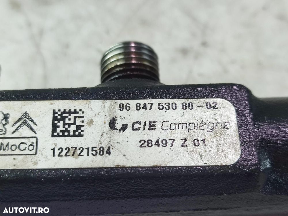 Rampa injectoare 9684753080-02  1.6 hdi 9HD  28497Z01 Citroen C5 2 [2 - 2