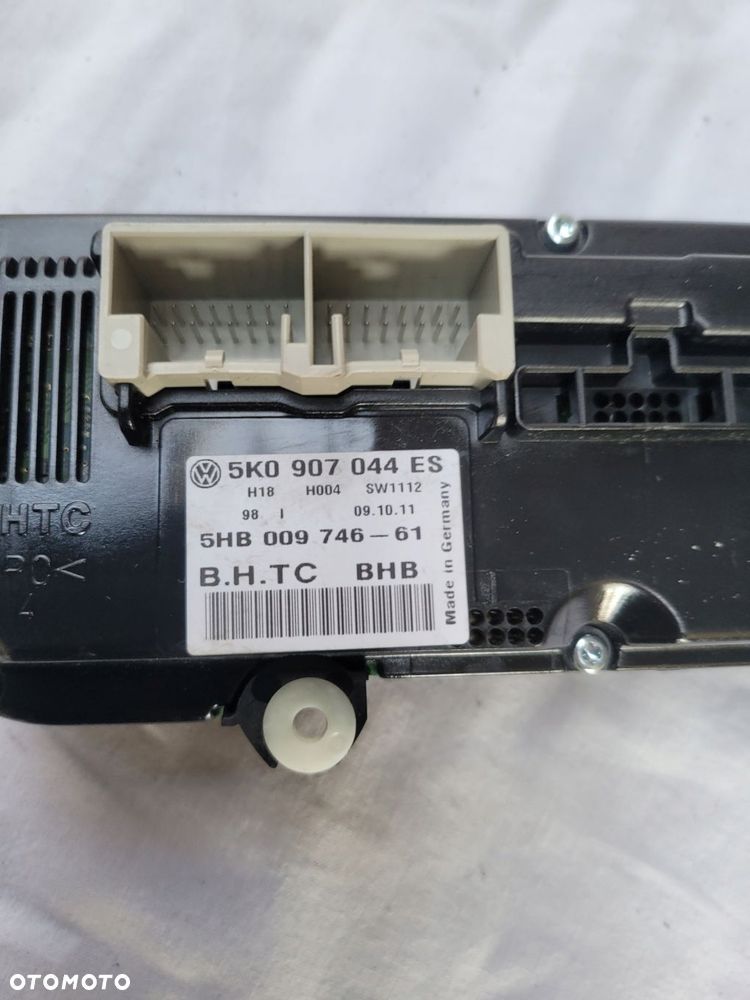 vw panel klimatyzacji klimatronic 5k0907044es - 2